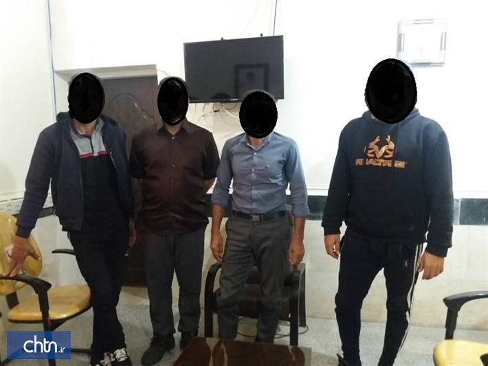 یک باند حفاری غیرمجاز در اندیکا دستگیر شدند