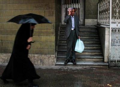 هواشناسی، وقوع رگبار پراکنده باران در بعضی مناطق کشور