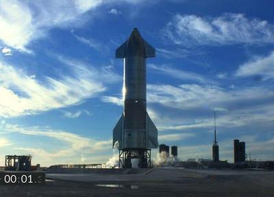 نخستین آزمایش پرواز فضاپیمای استارشیپ SN8 در لحظه پرتاب متوقف شد