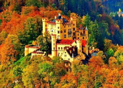 قلعه هوهن شوآنگائو، در منطقه رویایی باواریا آلمان