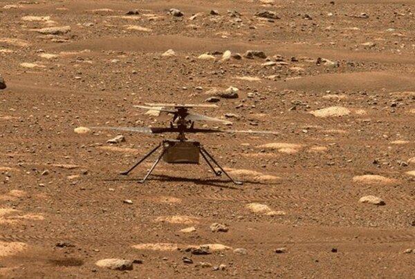 ببینید ، پرواز مجذوب کننده بالگرد نبوغ در مریخ