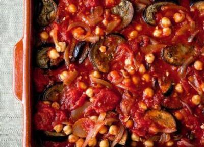 طرز تهیه خوراک گوجه و بادمجان شمالی خوشمزه و ساده