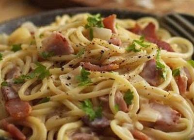 طرز تهیه پاستا کاربونارا؛ غذای ایتالیایی خوشمزه و متفاوت